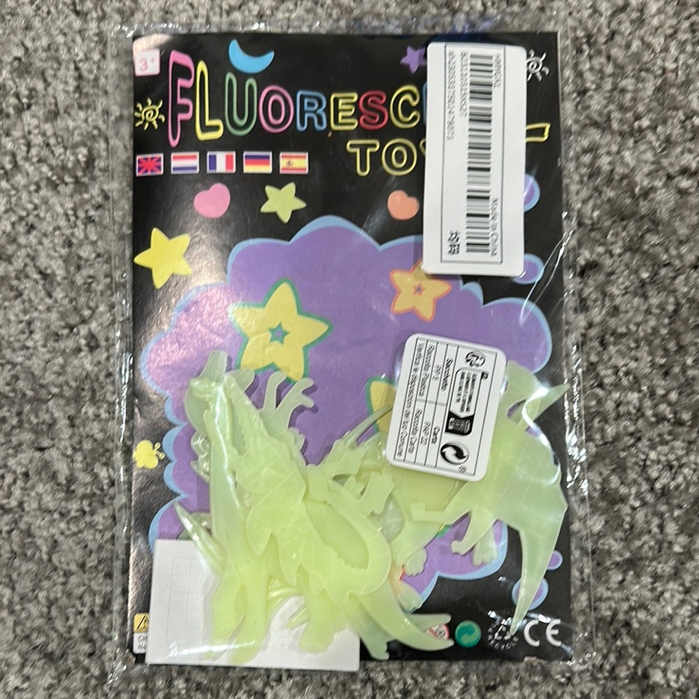 Fluorescent Dinosaur Party Decorations